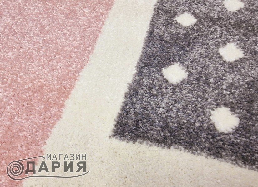 Тъкан килим MAGNOLIA 513 l.grey/pink
